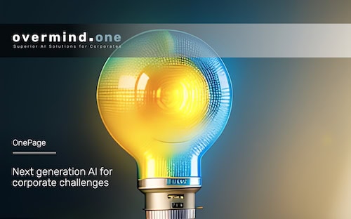 Screenshot Next generation AI for corporate challenges